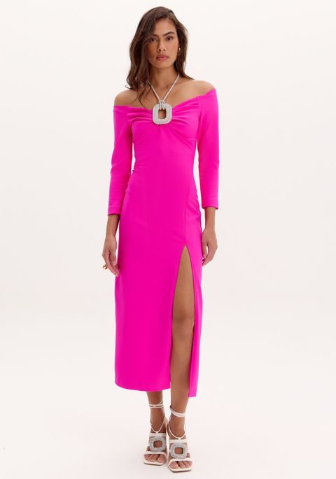 Vestido Super Midi Brilhos