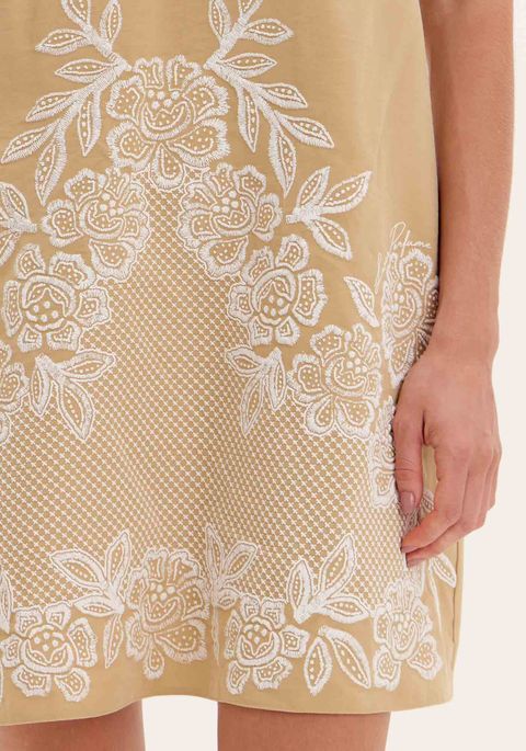 Vestido Curto Frente Única
