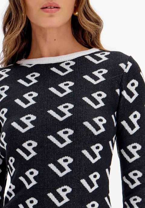 Vestido Tricot Logomania