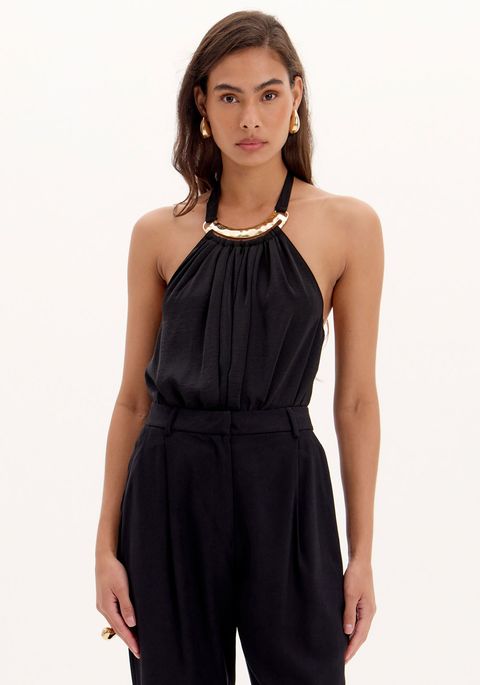 Blusa Fluida Frente Única