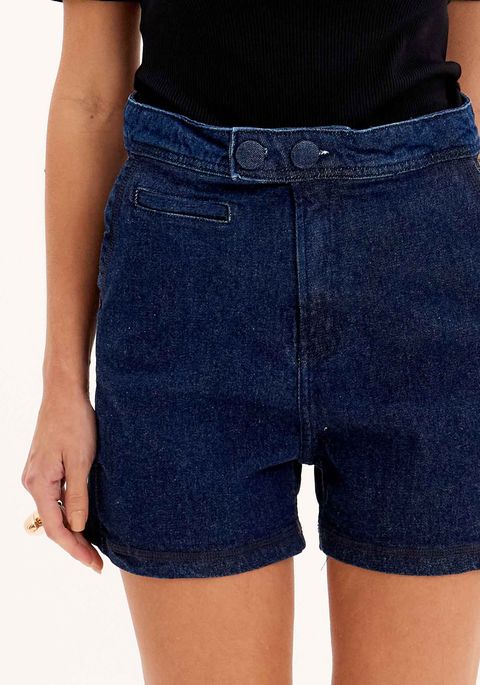 Short Comfort Jeans Botões