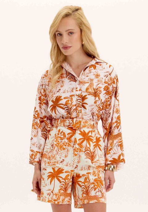 Camisa Oversized Estampada