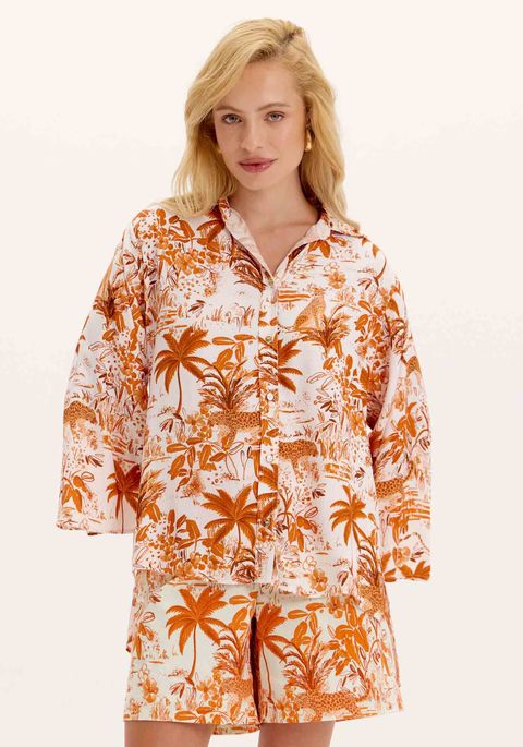 Camisa Oversized Estampada