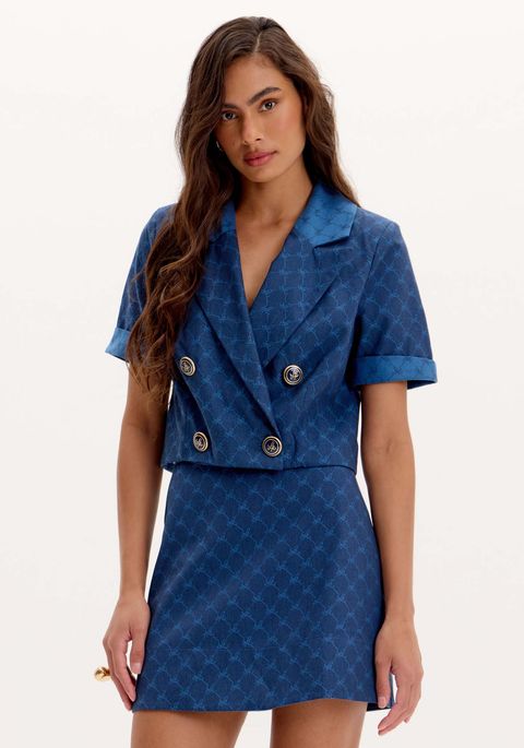 Blazer Transpasse Manga Curta