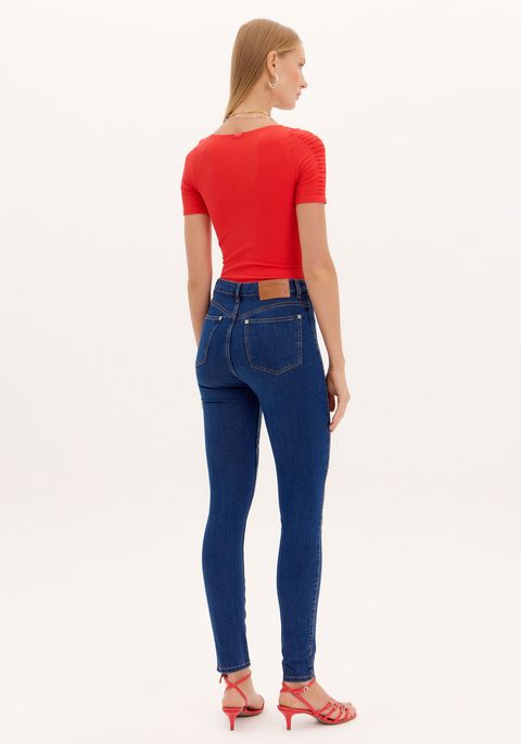 Calça Jeans Jegging Super High