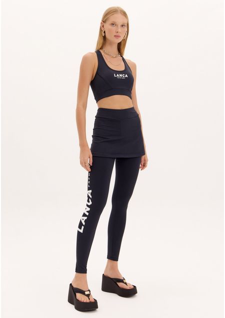 Calça Legging Com Sobreposição
