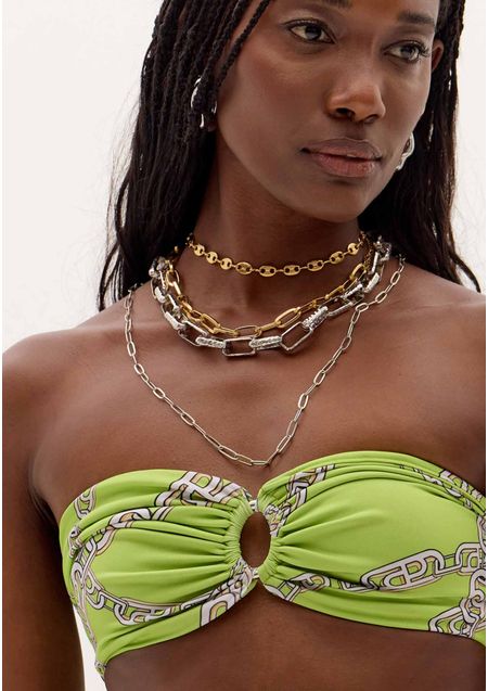 Top Cropped Estampado
