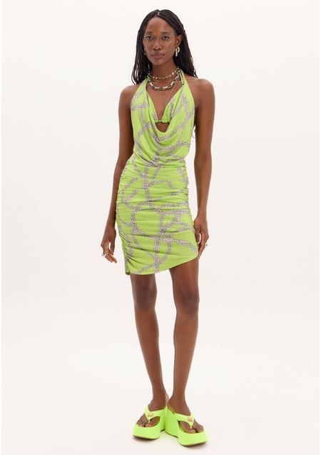 Vestido Frente Única Com Top