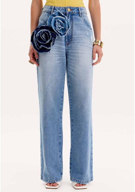 Calça Full Length Jeans Flores