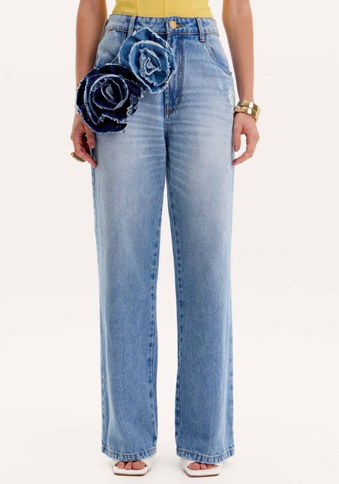 Calça Jeans Full Length High