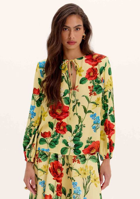 Blusa Fluida Estampa Floral