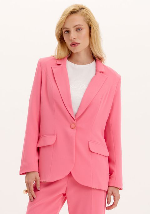 Blazer Alongado Com Faixa