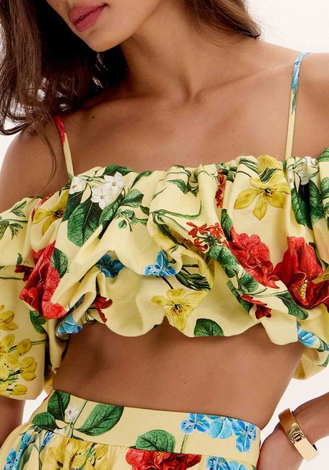 Top Ombro A Ombro Estampado