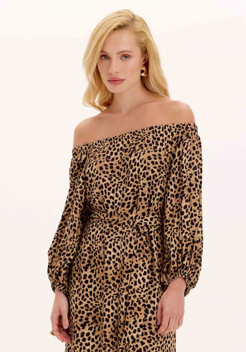 Vestido Super Midi Estampado
