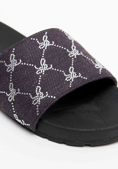 Chinelo Slide Com Aplicação