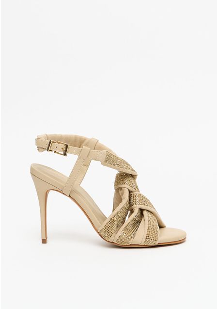 Sandalia Puffy Com Strass