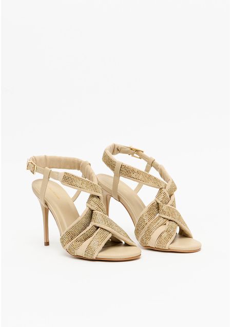 Sandalia Puffy Com Strass