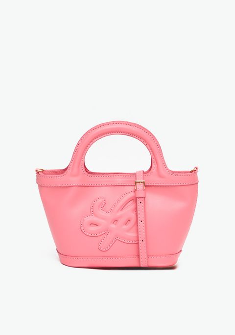 Bolsa Mini Tote Pespontada Com Alças