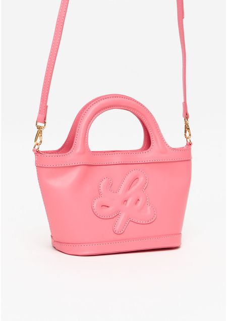 Bolsa Mini Tote Pespontada Com Alças