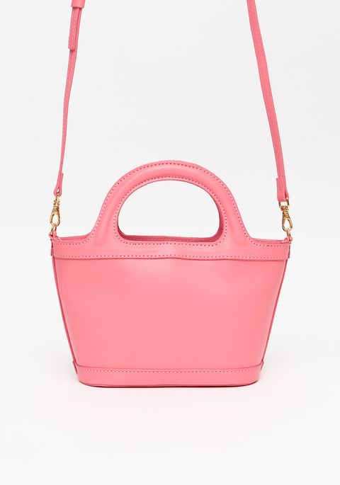Bolsa Mini Tote Pespontada Com Alças