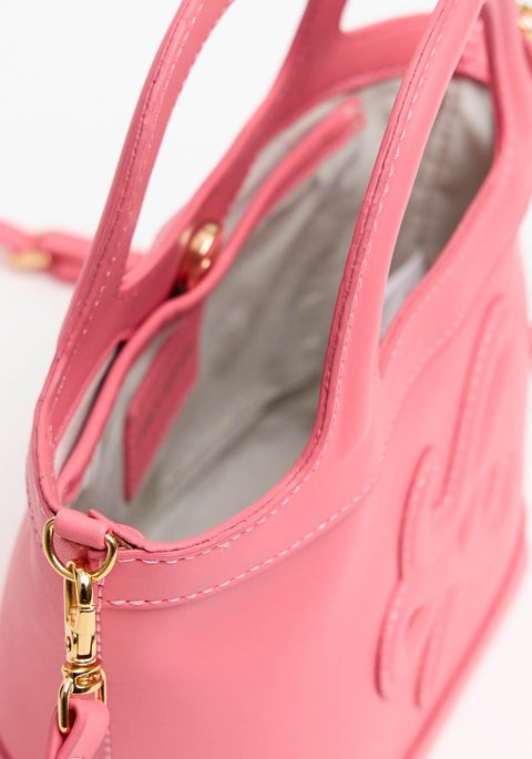 Bolsa Mini Tote Pespontada Com Alças