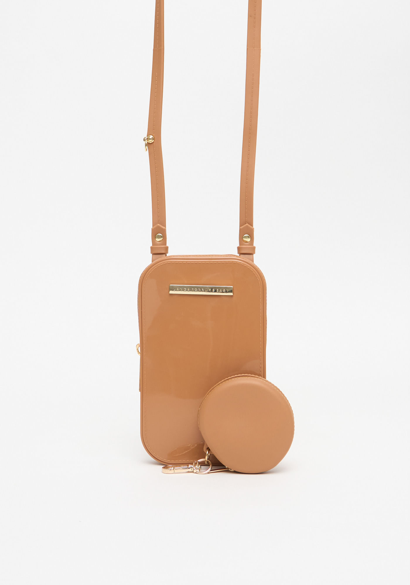 Bolsa Vertical Com Zíper E Chaveiro