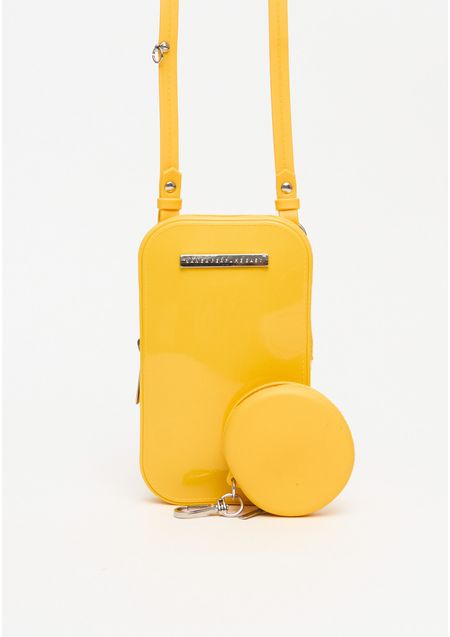 Bolsa Vertical Com Zíper E Chaveiro