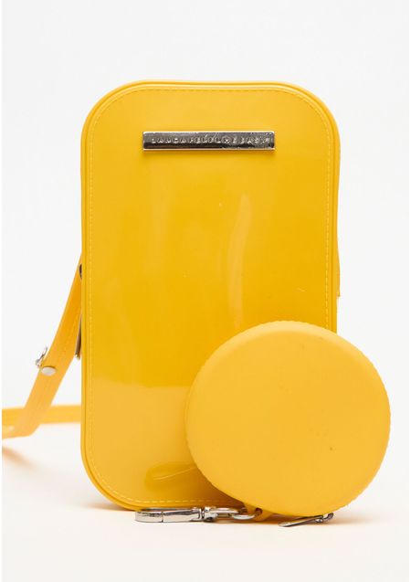 Bolsa Vertical Com Zíper E Chaveiro