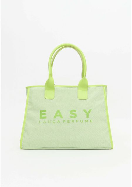 Bolsa Shopping De Alças Duplas Com Assinatura