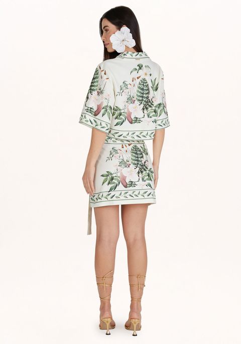 Saia Pareô Curta Estampada