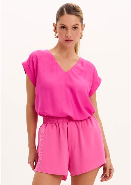 Blusa Fluida Decote V