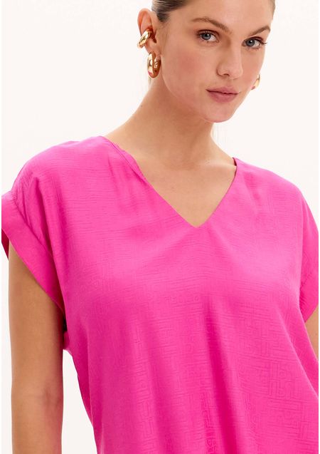 Blusa Fluida Decote V