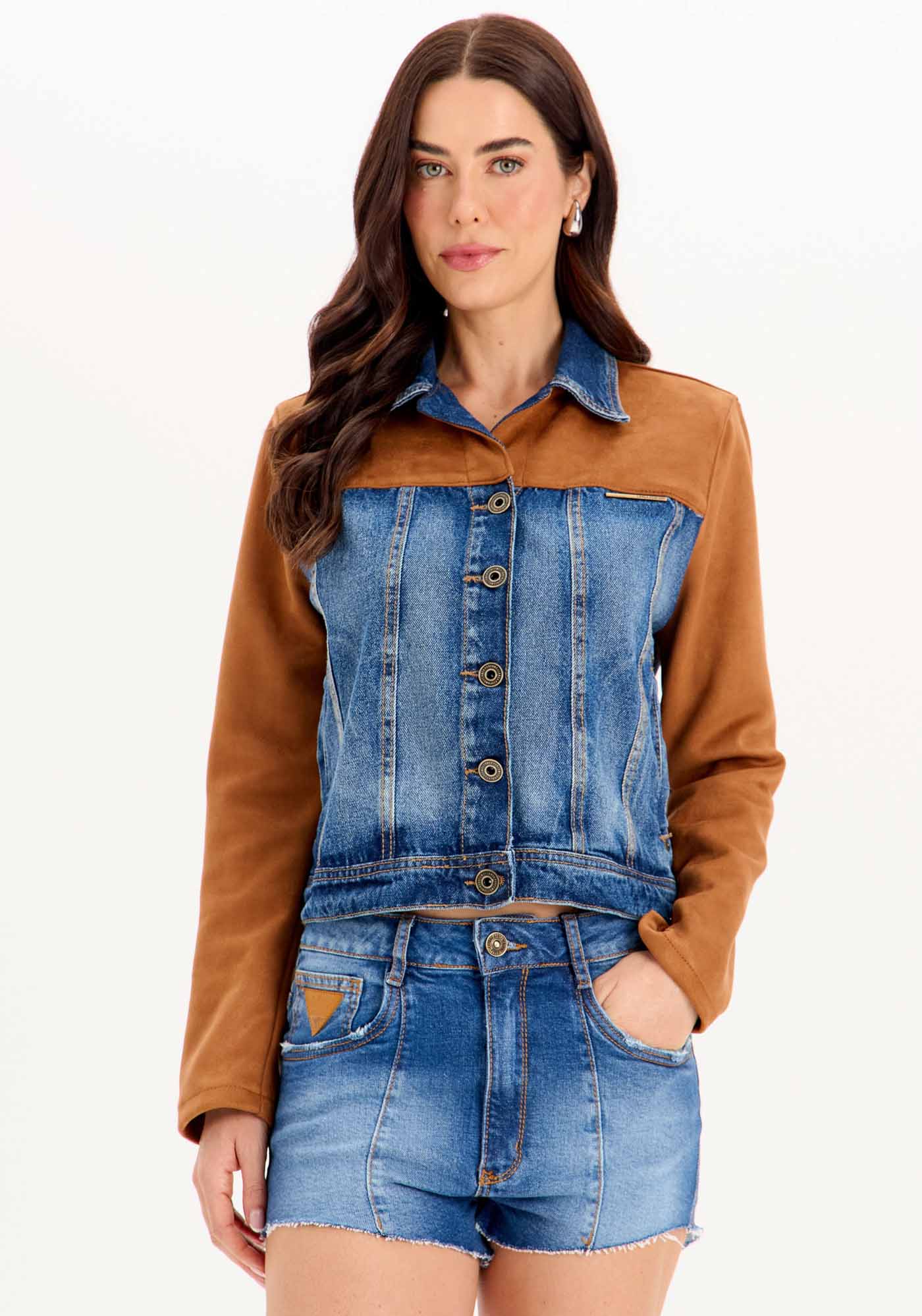 Jaqueta Jeans Trucker