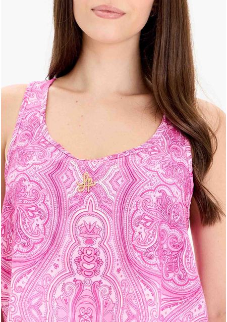 Blusa Regata Nadador Estampada
