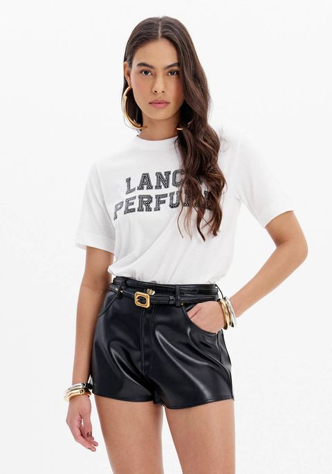 Blusa T-shirt Manga Curta Com Name