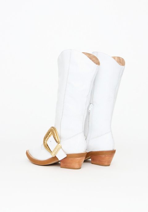 Bota Western Couro Cano Longo
