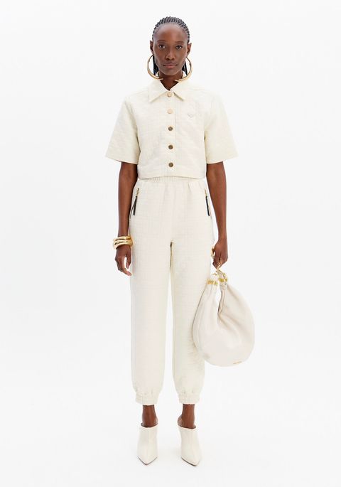 Calça Jogging Cintura Média Matelassê