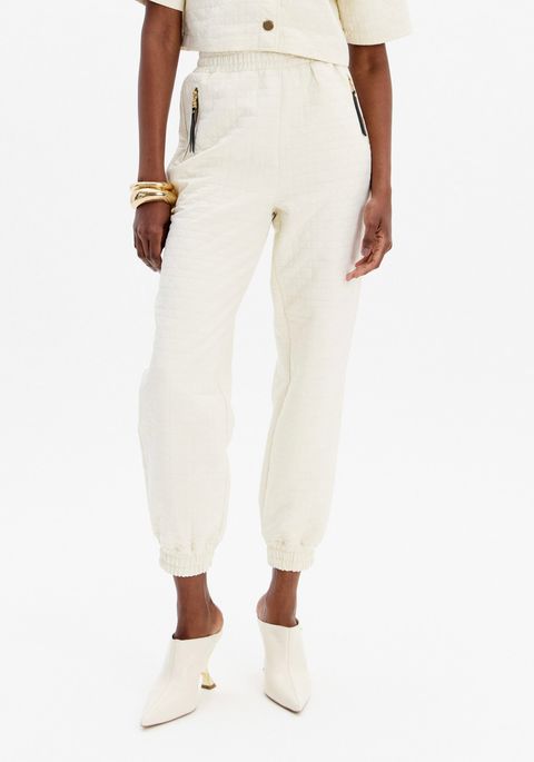 Calça Jogging Cintura Média Matelassê