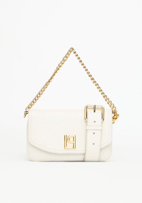 Bolsa Shoulder Bag Couro Com Fecho LP