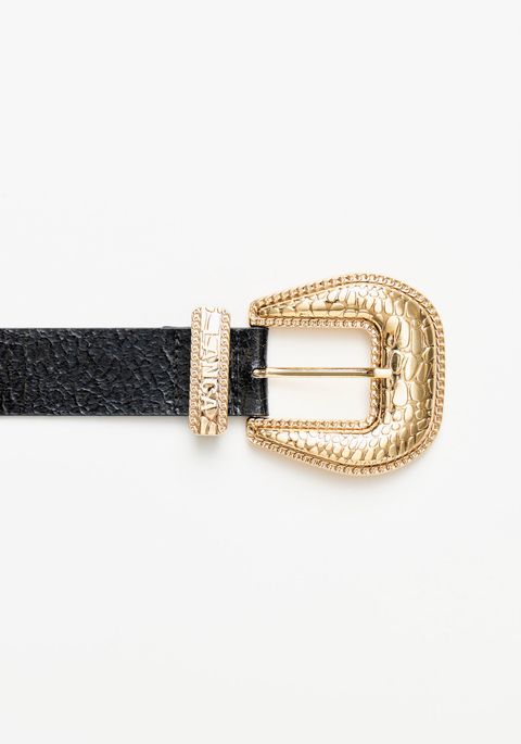 Cinto Cintura Fivela Croco