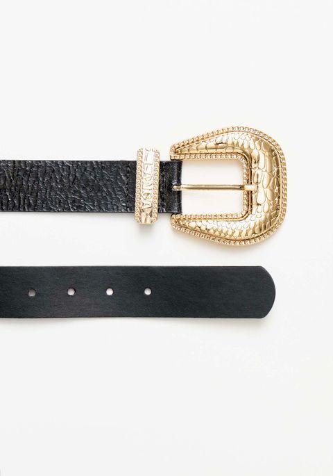 Cinto Cintura Fivela Croco