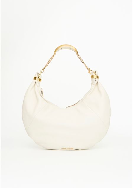 Bolsa Shopping Bag Couro Com Alça De Metal