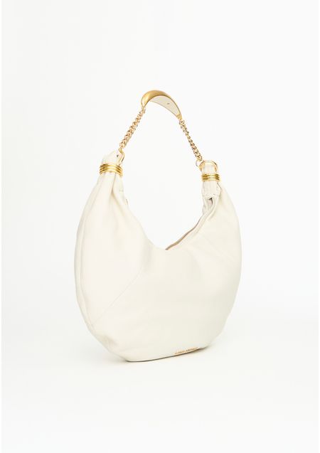 Bolsa Shopping Bag Couro Com Alça De Metal