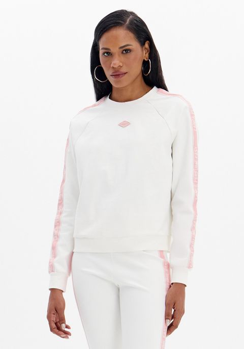 Moletom Raglan Manga Longa E Gola Redonda