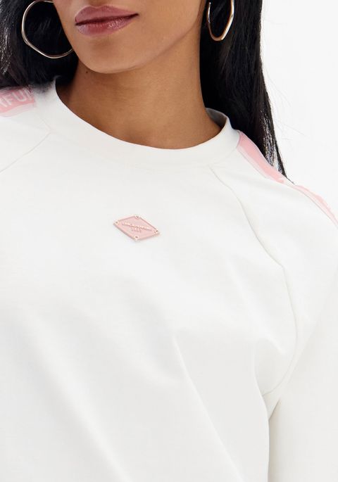 Moletom Raglan Manga Longa E Gola Redonda