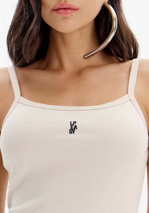 Blusa Regata Básica De Alças Com Name