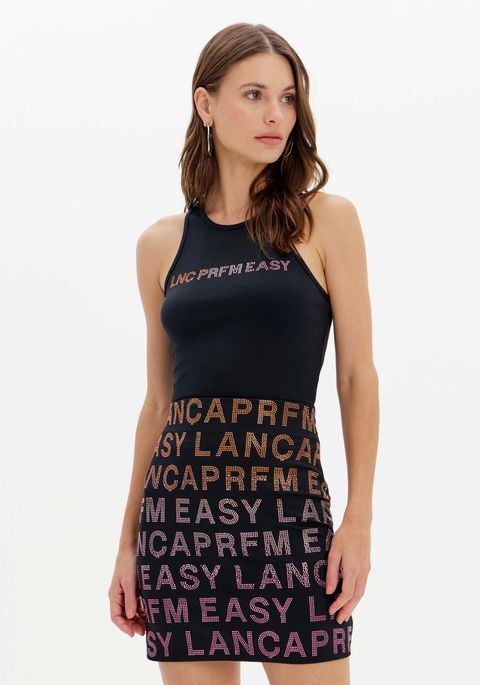 Blusa Regata Canelada Nadador Brilhos