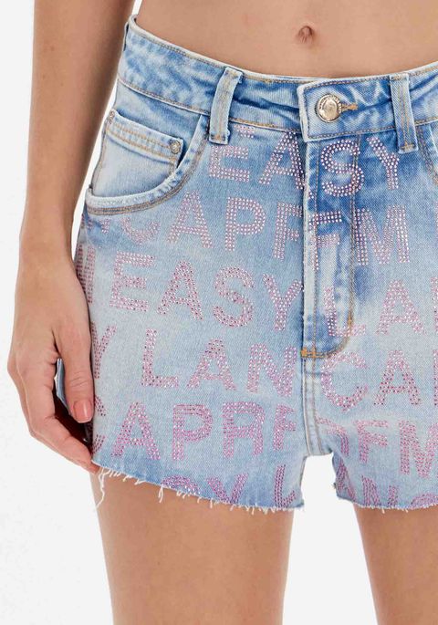Short Jeans Grandfather Cintura Alta Shine