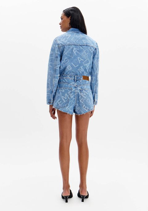 Short Jeans Comfort Cintura Alta Name