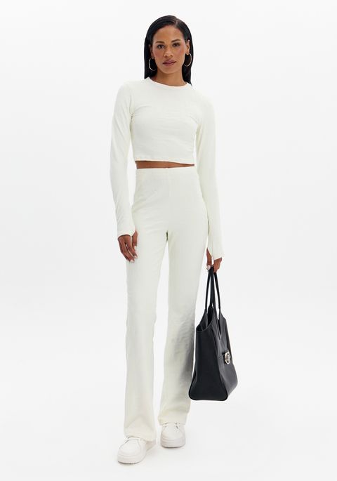 Calça Boot Cut Cintura Alta